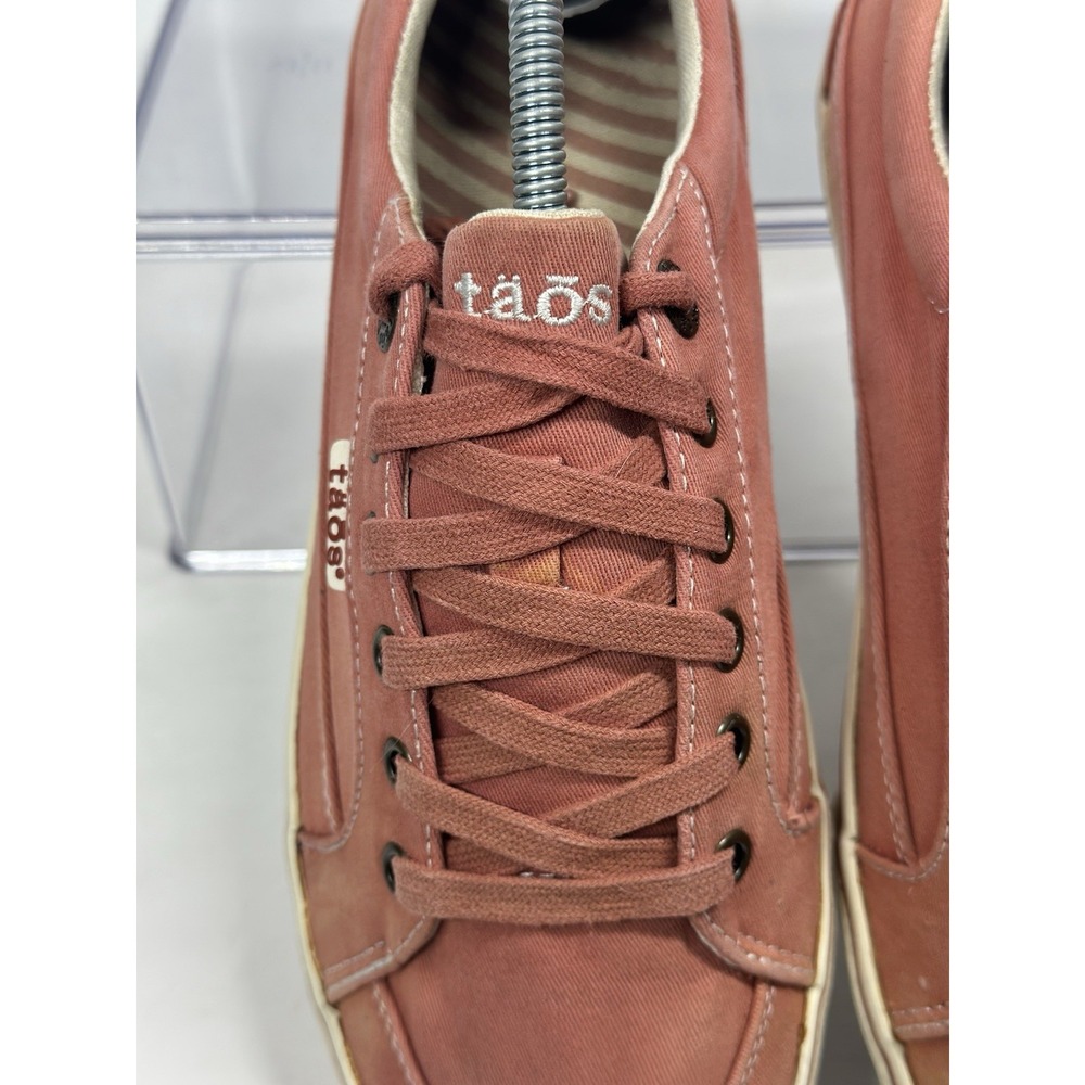 Taos Womens Moc Star Terracotta Canvas Casual Sneaker Size 8.5 MST-13482A - Picture 3 of 12